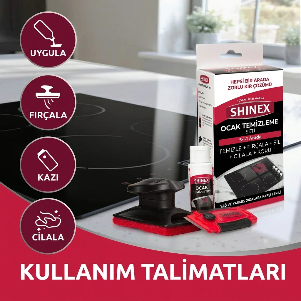 Shinex Ocak Üstü Kiti (5-in-1)